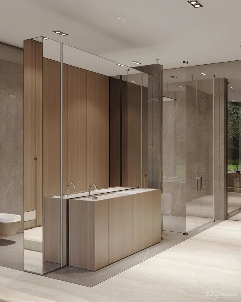 360㎡简约风豪宅,成功人士的气质!