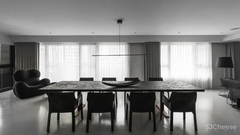 台湾264㎡住宅设计 墨片 水相设计