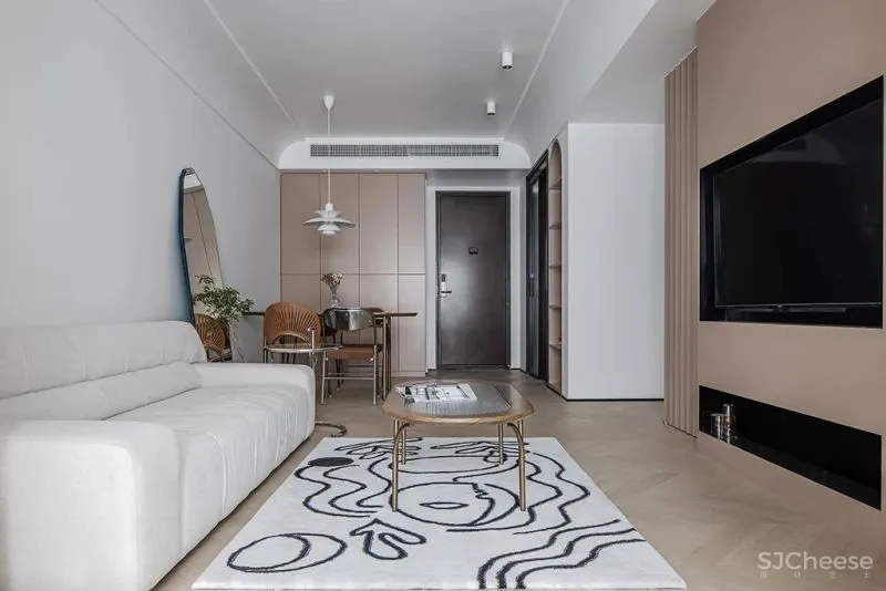 整屋粉色？这个76㎡够大胆！