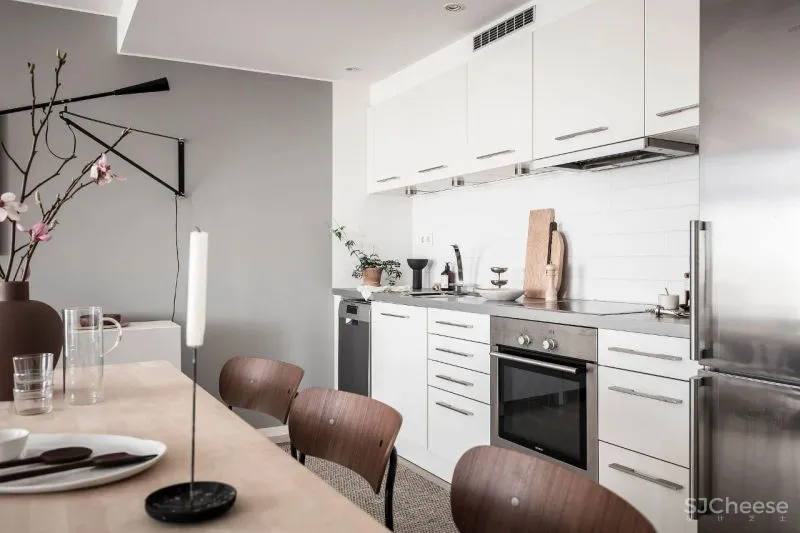 60㎡温柔知性的美,瑞典单身女子公寓