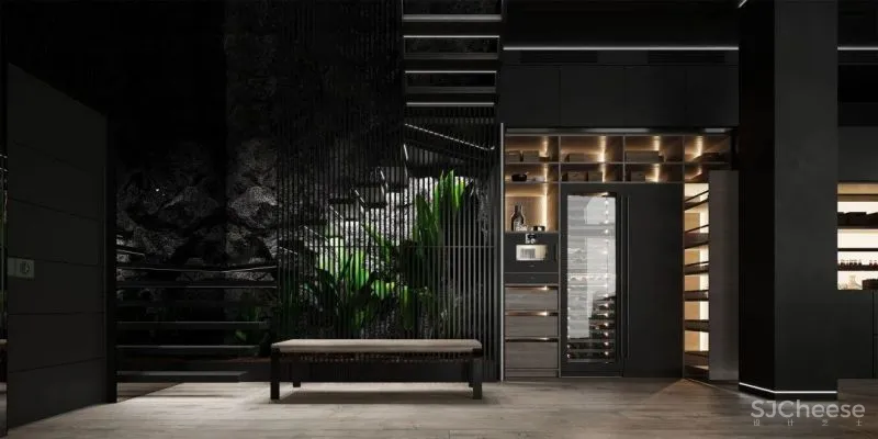 161㎡现代优雅,暗黑魅力