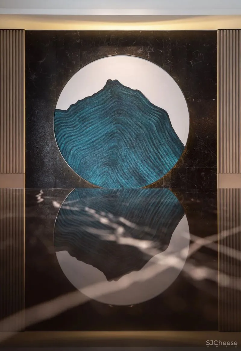 【壹新设计新作】376㎡现代中式别墅样板间——禅语•共鸣！