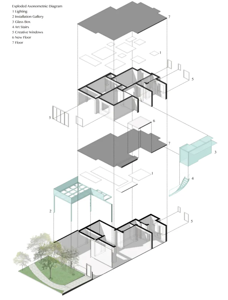 老宅变身极简白画廊，以空间与光探索艺术之雅