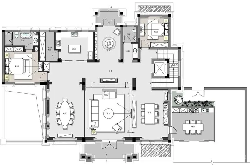 DASHING 大舍空间设计 苏州 1000㎡ 独栋别墅，以静观来审视日常！
