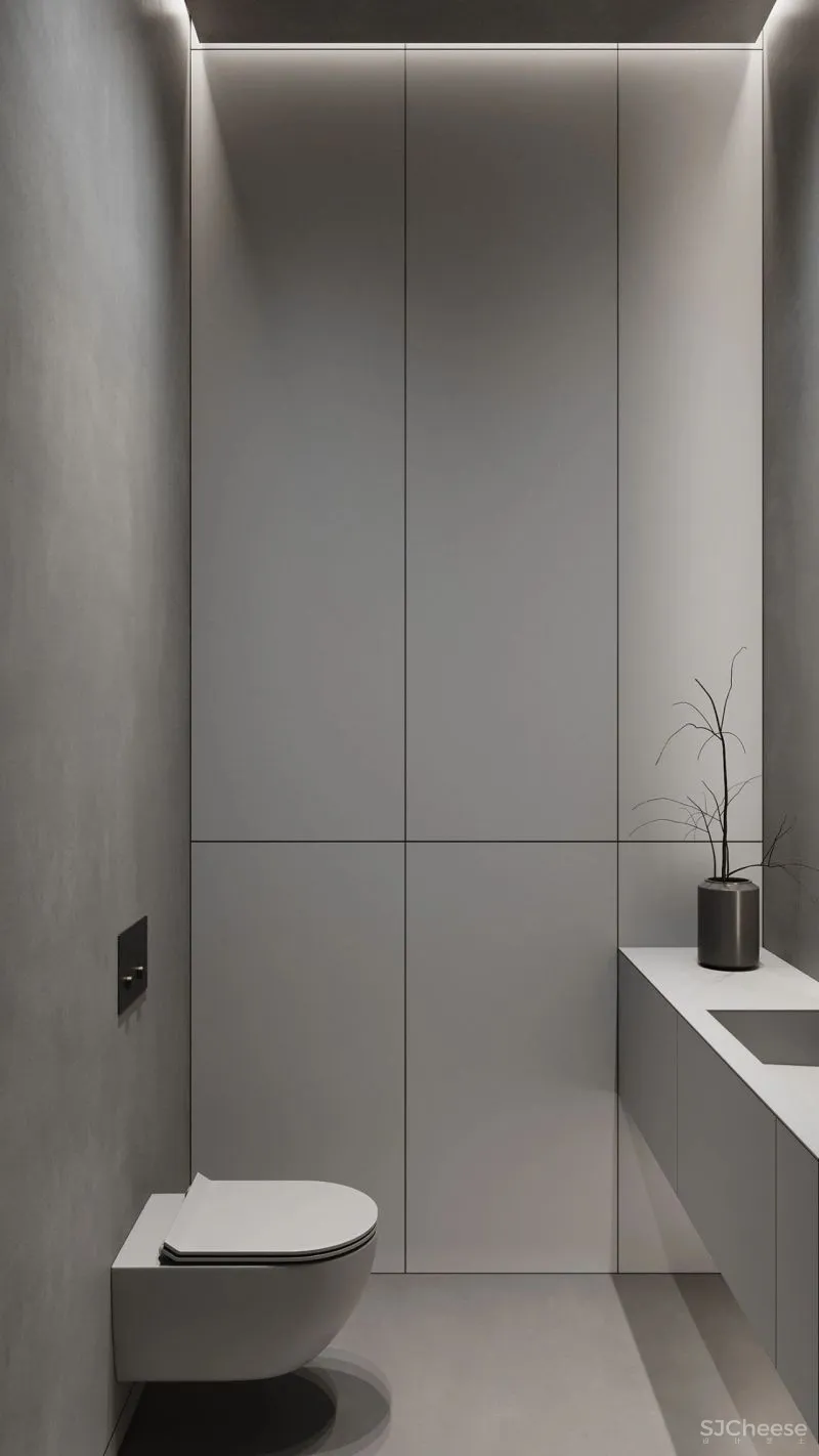 高级灰公寓,卧室这样布局太有个性!