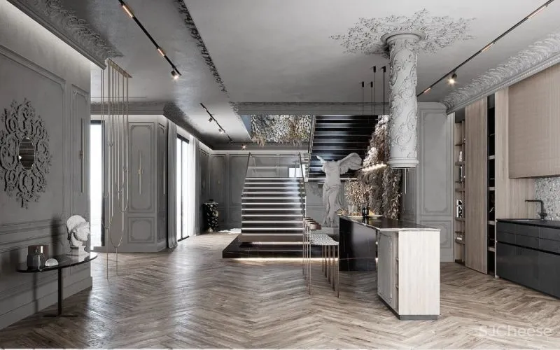 法式现代豪宅，无可挑剔的工艺！