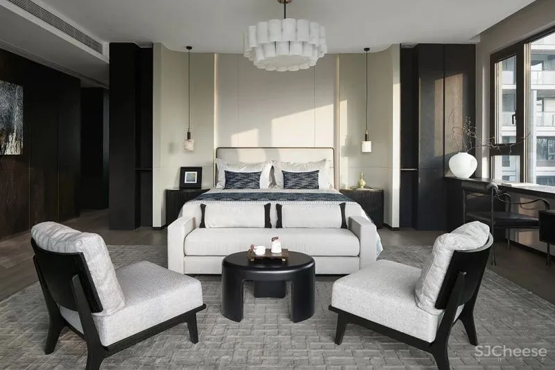 ONE CU壹方设计 成都卓越·晴翠 350㎡气质大宅,麓湖之畔,向心而居