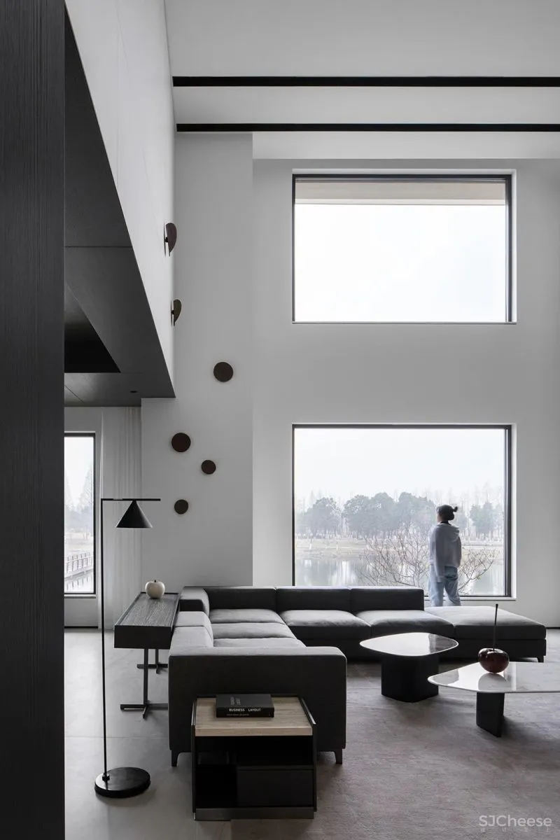 上海亦鉴设计 刘宏 760m² 极简别墅,精神走向自由!