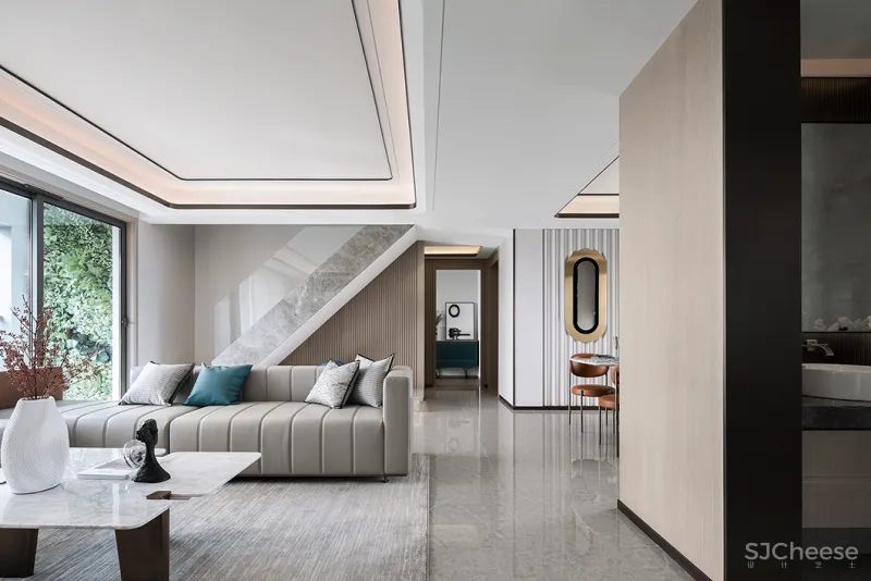 王五平:280㎡凌江跃墅,顶层艺术!