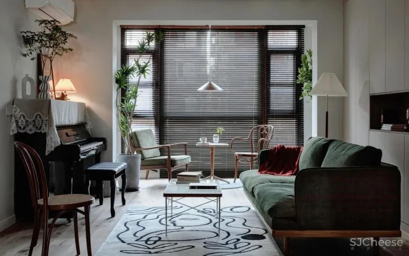 强烈安利超美中古风!83㎡两室改三室,安放三代五口人,收纳真心强大!