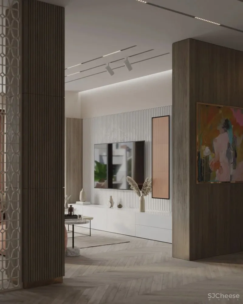 粉色 亚麻色,藏在公寓里的温润细腻!