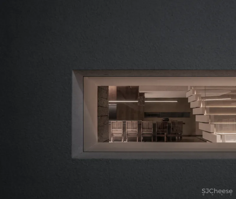 中古榫卯与现代空间的结合