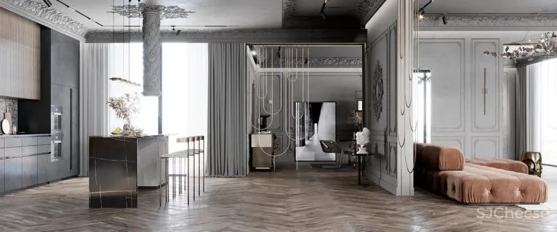 法式现代豪宅，无可挑剔的工艺！