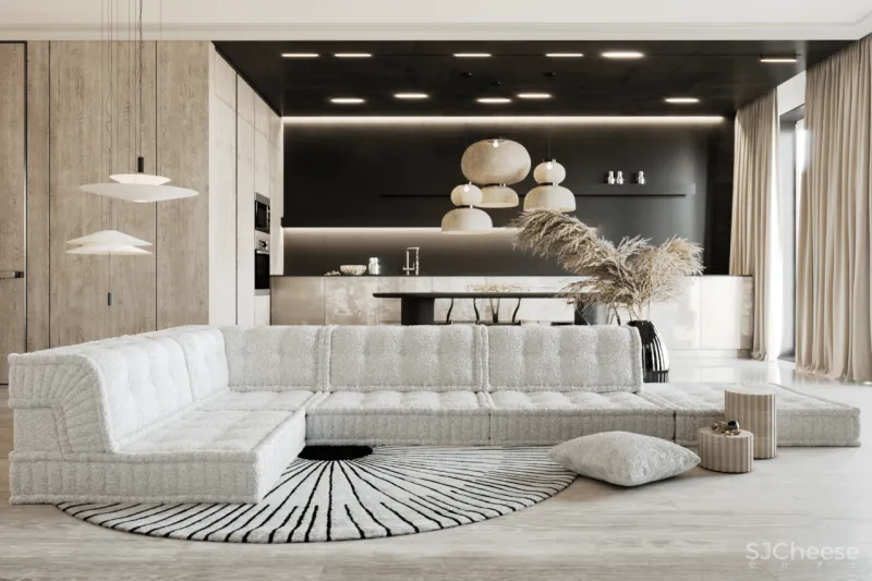 Muka Design 280㎡精致大平层,奢华不失温暖