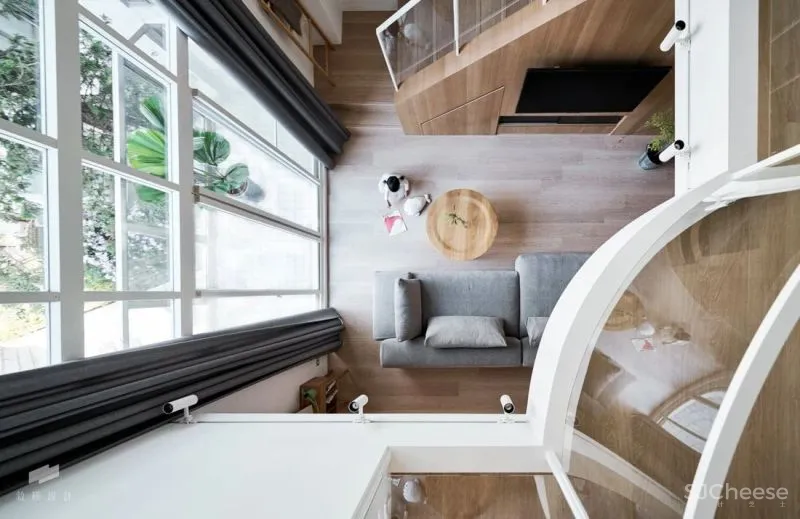 165㎡原木复式,温暖质感