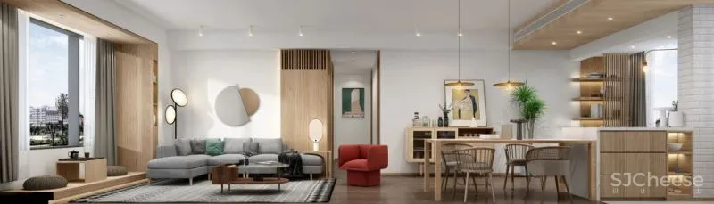 低明度灰 木色,简单纯粹的生活方式| 境屿空间研究室