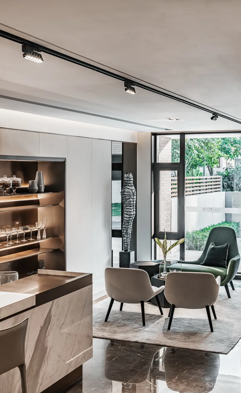 艺居设计:450㎡气质别墅,会呼吸的人居美学空间!