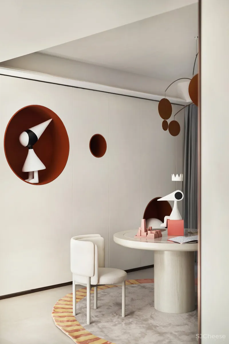 LESTYLE 乐尚设计:254㎡艺术住宅,家的鎏金光影!