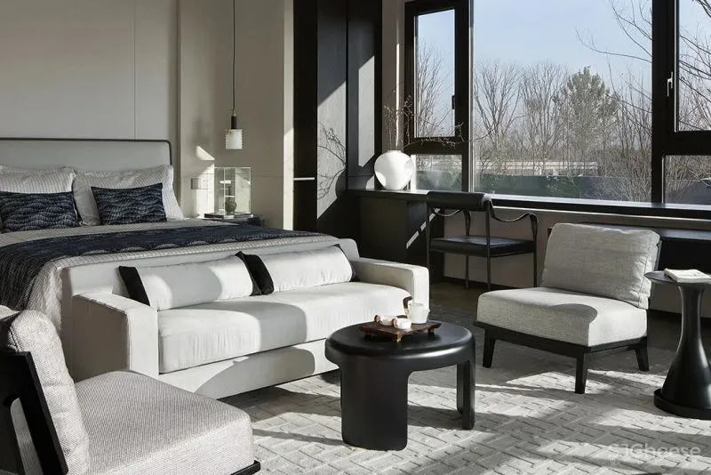 ONE CU壹方设计 成都卓越·晴翠 350㎡气质大宅,麓湖之畔,向心而居