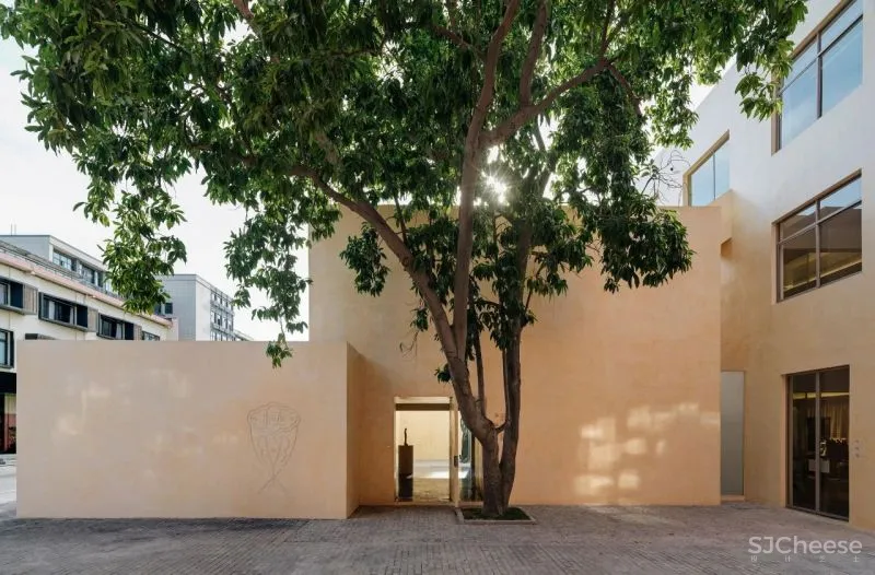 Team BLDG transforms factory bathhouse into skylit art gallery