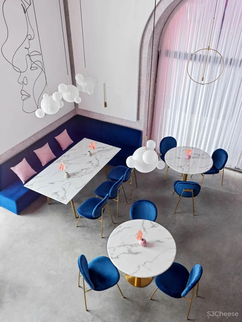 Lenz Architects 159㎡ 粉色餐厅设计