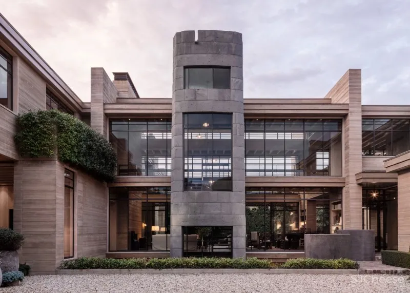 Scott Mitchell Studio-裸露混凝土超级豪宅设计•奢华与克制的完美平衡!
