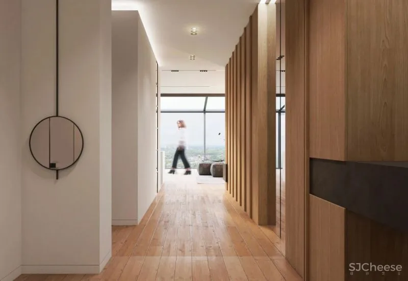 140㎡原木公寓,简约清新!