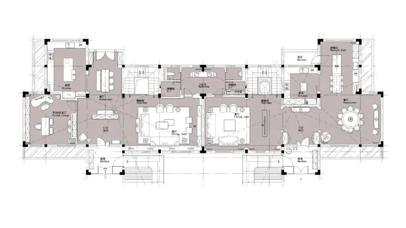 由器至礼演绎别墅里的方圆哲学 壹尼设计 黄一