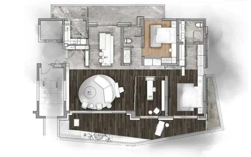 近境制作.唐忠汉丨重庆「麓悦江城」样板房