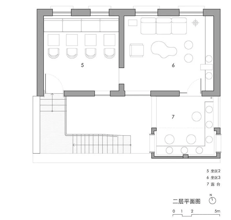 新作 “市井”和“现代”的新旧共生 请请咖啡店，济南 空间里