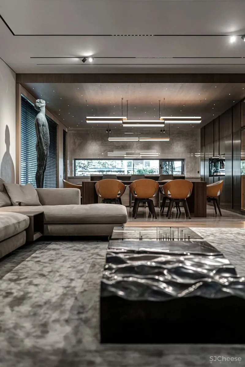 450㎡轻奢大宅,这才是别墅的正确打开方式!