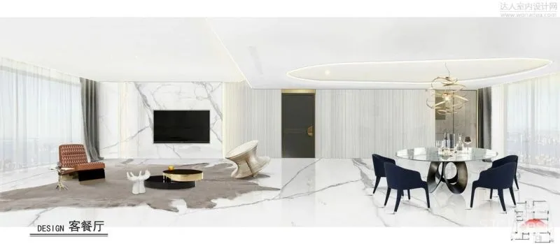 300方江景大宅之姊妹篇,星河璀璨 力设计