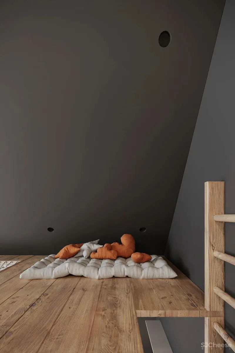 高级灰复式公寓,混凝土这么用简单又大气