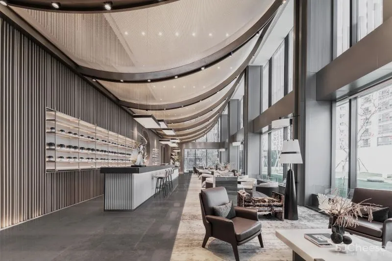 HWCD新作丨东方雅奢美学——苏州万科·江上雅苑售楼处