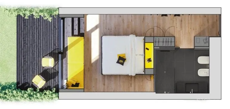 在乡下建一栋精品酒店,屋顶和农田皆有乐趣,一晚还不到千元