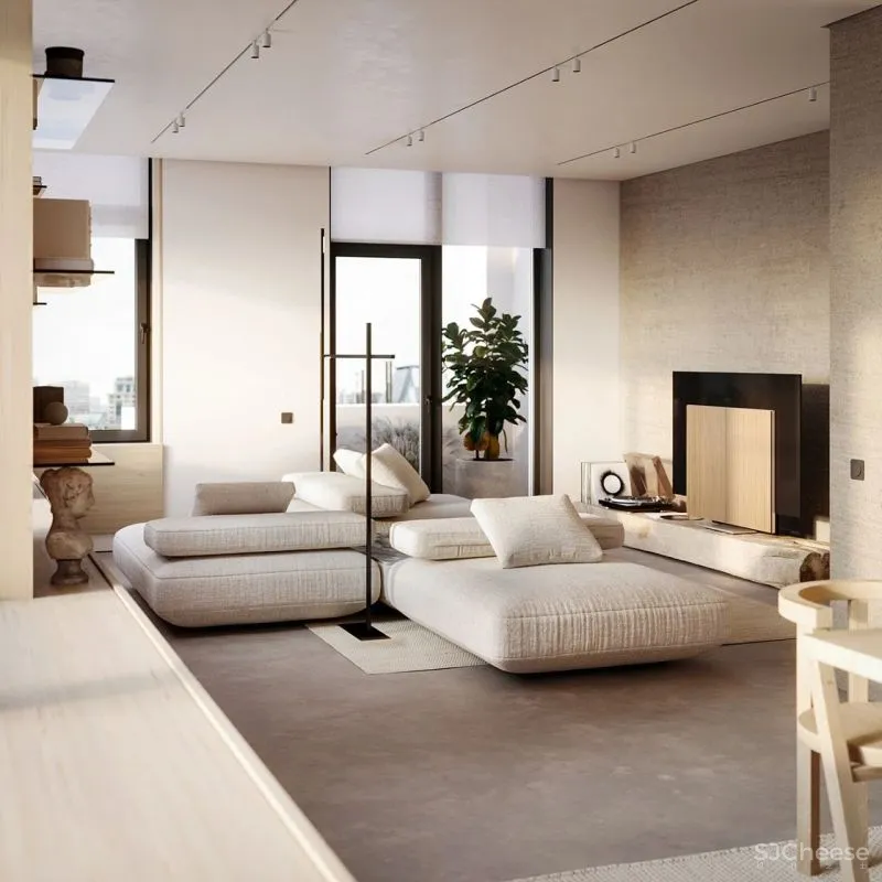 70㎡原木空间，极具自然！