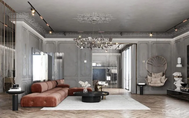 法式现代豪宅，无可挑剔的工艺！