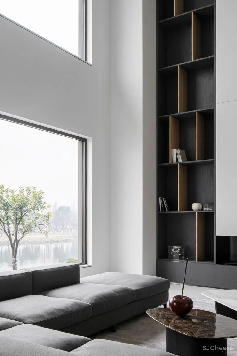 上海亦鉴设计 刘宏 760m² 极简别墅,精神走向自由!