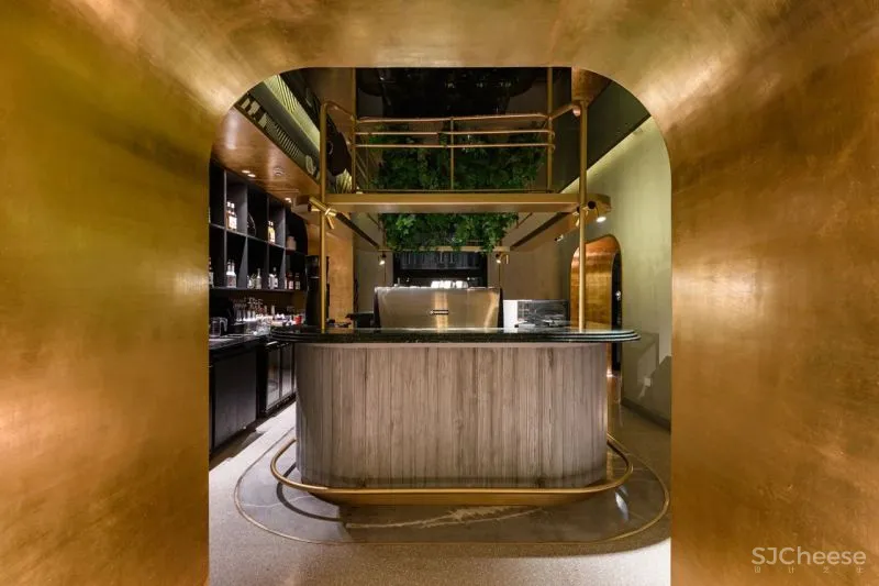 Alchemy新作 古铜色餐厅设计