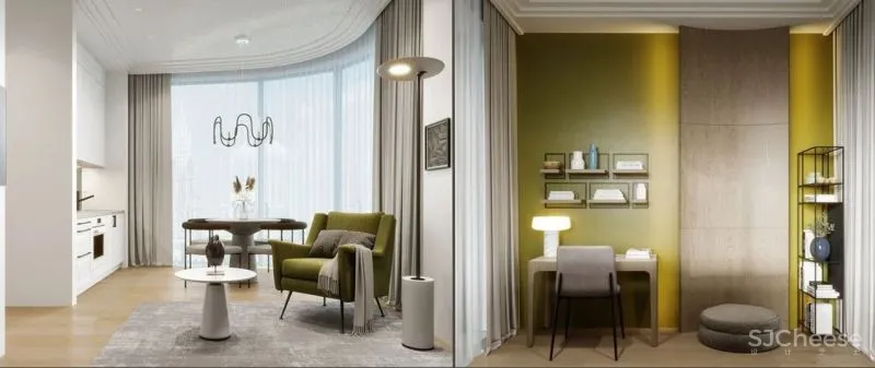 紧凑户型的现代美学