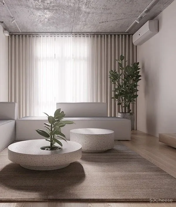 蓝灰色轻工业风，鲜活又沉稳！