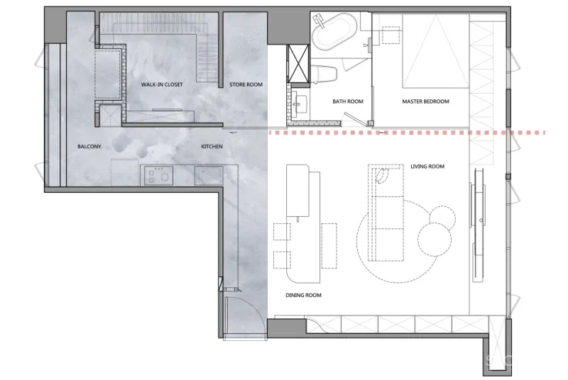 她买下低层高90㎡老房,74w造出极致纯净白色家,独自和收养的狗狗同住!