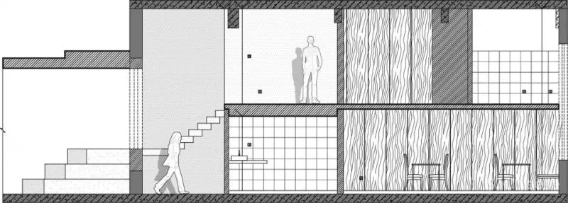 新作 立方体的重构 理想之蓝咖啡，青岛 开尺设计事务所