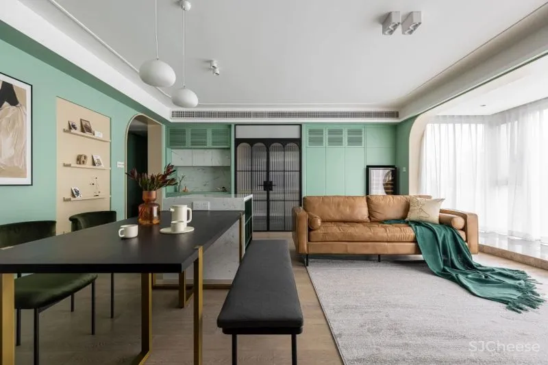 现代轻复古风,浪漫自然的家居感 花漾美作