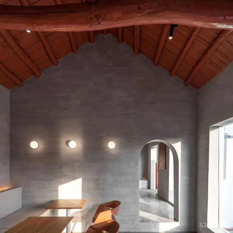 新作 “市井”和“现代”的新旧共生 请请咖啡店，济南 空间里