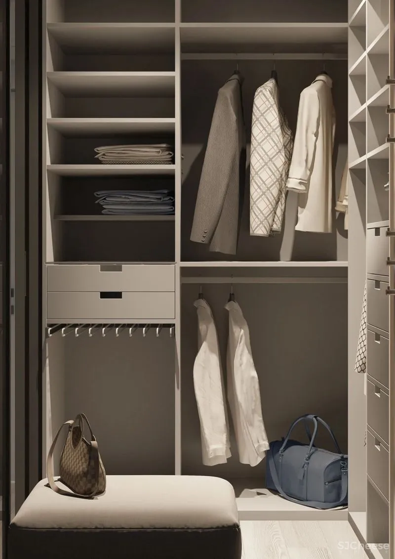 48㎡ 二室一厅高级灰,这样设计空间更显大!