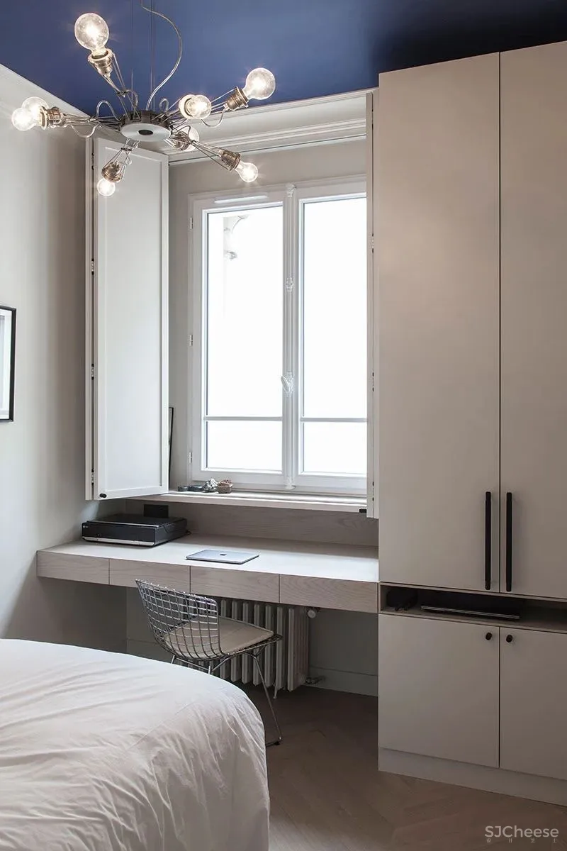 鲜明色彩对比,演绎全新法式空间