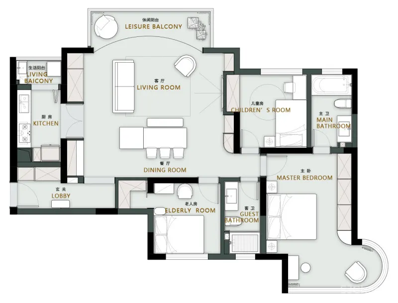 现代轻复古风,浪漫自然的家居感 花漾美作