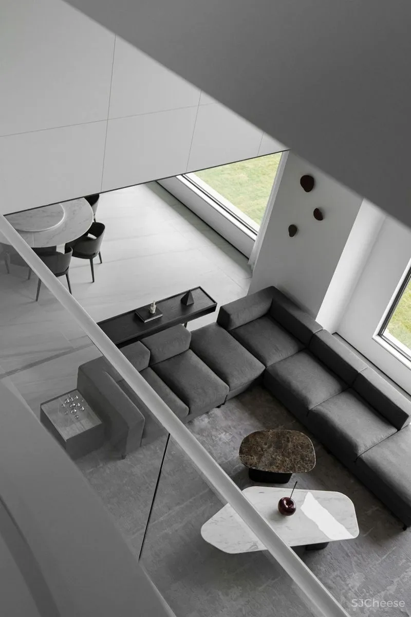 上海亦鉴设计 刘宏 760m² 极简别墅,精神走向自由!