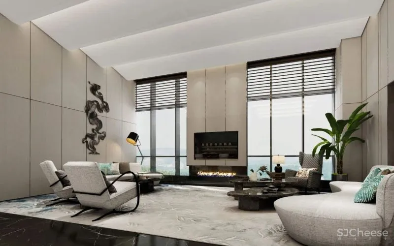 福州 • 6#楼办公样板-会所 JKD间空